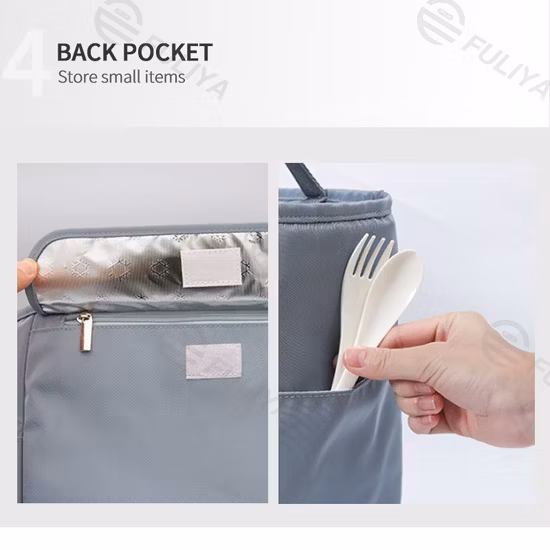 Sac isotherme personnalisé en PVC blanc de grande capacité pour maman, pour pique-nique